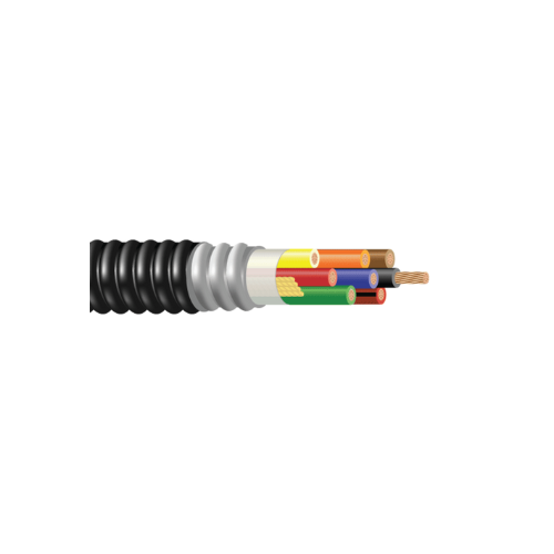 CU 600V XLPE XHHW-2 ARMOR-X PVC Control Cable With Ground