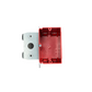 Red Single Gang Plastic Adjustable Depth Electrical Box