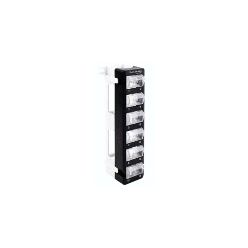 12 PORT WALL MOUNT ROTATABLE BLANK PATCH PANELS