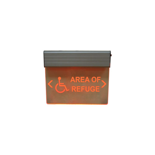 Area Of Refuge 120/277vac Illuminated Double Sided Sign