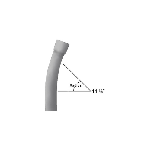 4 in. x 11-1/4-Degree x 150 in. Radius Bell End DB-100 Special Radius Elbow