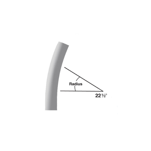 6 in. x 22-1/2-Degree x 36 in. Radius Plain End Schedule 80 Special Radius Elbow