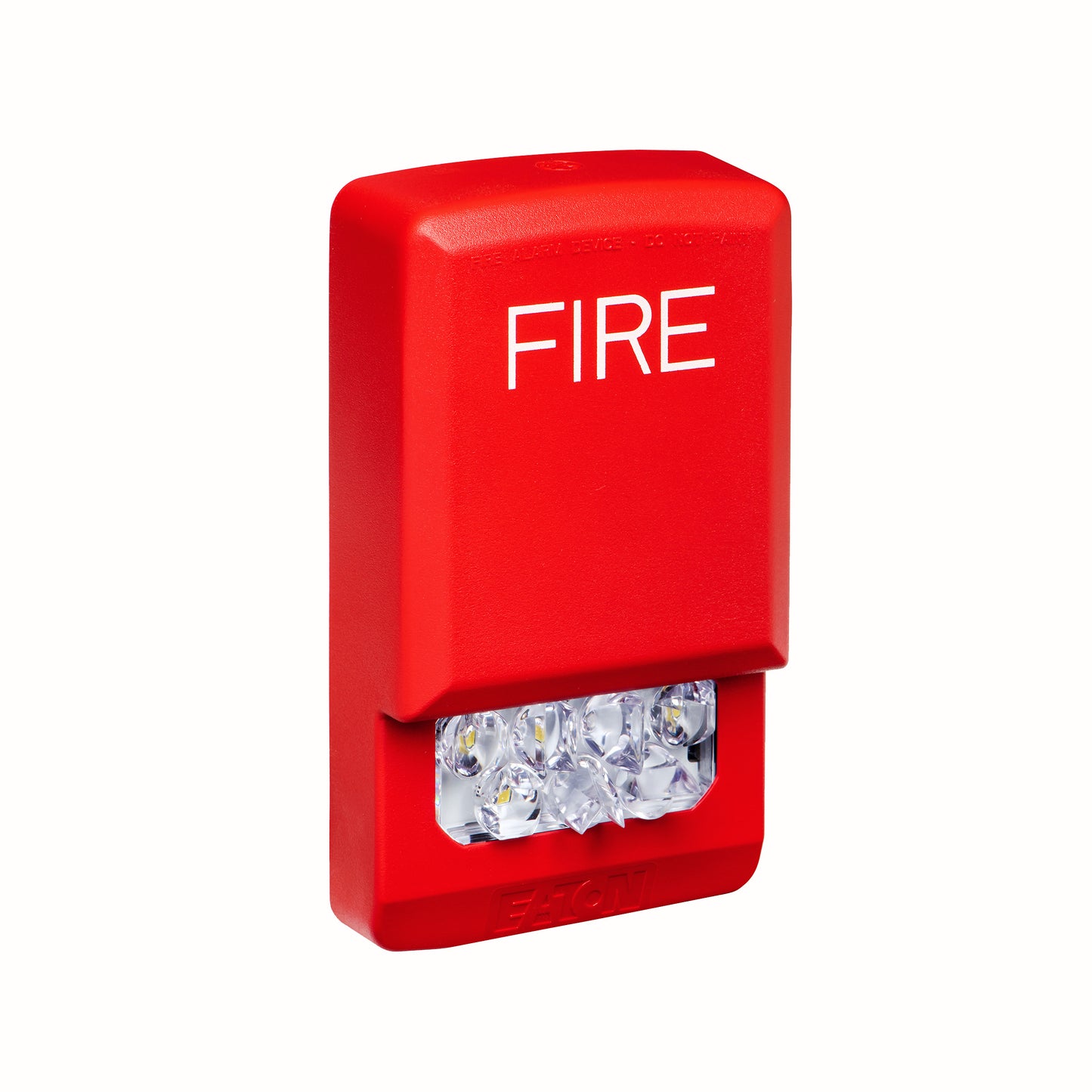 ELUXA STROBE LED WALL RED FIRE CLEAR LENS 15/30/75/110/135/185 cd 24V INDOOR