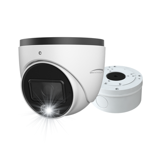 2MP HD-TVI Turret Camera with White Light Intensifier® and Junction Box  2.8mm fixed lens