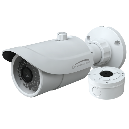 HD-TVI 4K IR Motorized Bullet Camera with Junction Box 2.8-12mm motorized lens