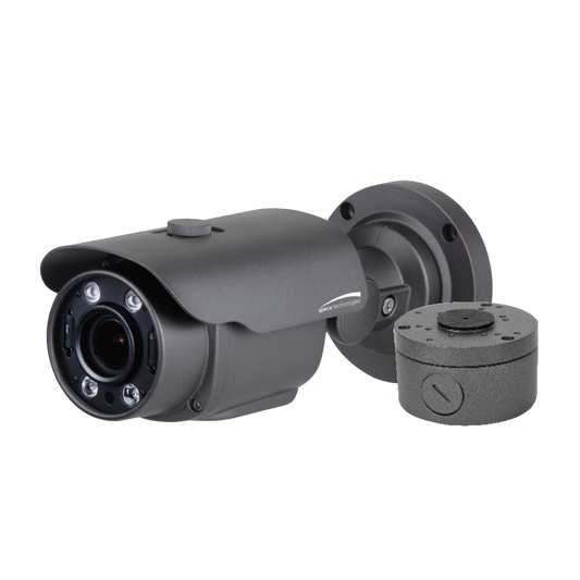4MP Flexible Intensifier Technology® HD-TVI Motorized Zoom Focus Camera with Junction Box 2.8-12mm motorized zoom focus lens