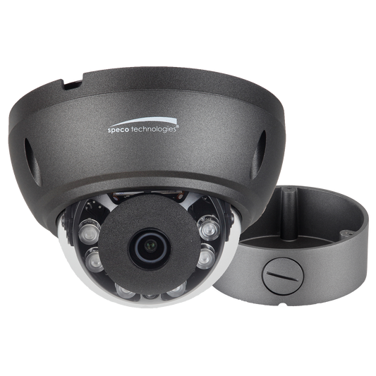 4K HD-TVI Dome, IR, Included Junction Box, TAA 2.8mm lens