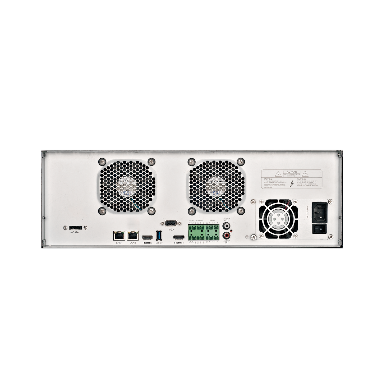 128 Channel 4K H.265 NVR with Smart Analytics