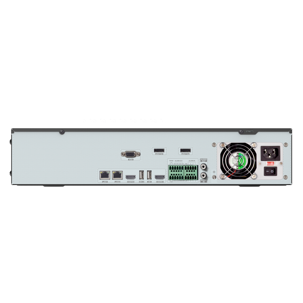 4K H.265 NVR with Facial Recognition and Smart Analytics  32 Channel NVR, 2-128TB Storage