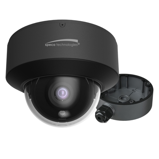 4MP Flexible Intensifier® IP Dome Camera with Advanced Analytics, NDAA 2.8mm fixed lens