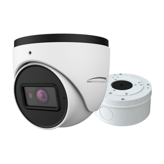 4MP H.265 IP Turret Camera with Advanced Analytics 2.8mm fixed lens