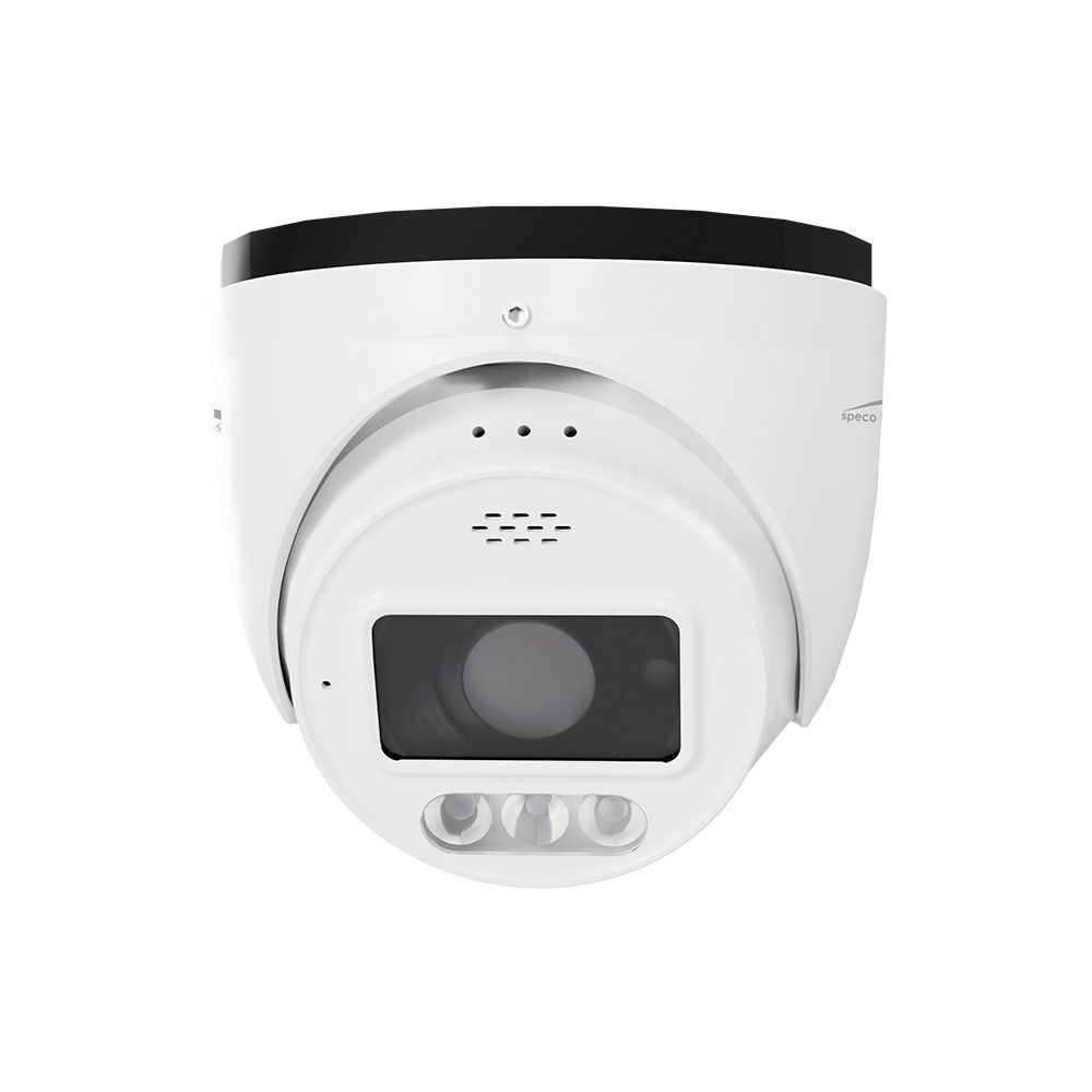 4MP IP Turret Camera with AI and Audio and Visual Deterrent