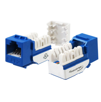 CAT6 KEYSTONE JACKS [SDJ SERIES / 25-PACK]