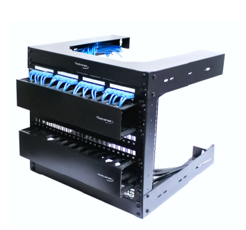 15U OPEN FRAME 18" DEPTH WALL RACK