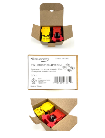 JACK4PAIR REPLACEMENT CUT MODULE & BASE [SINGLE PACK]