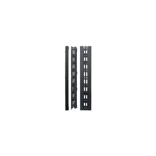 Vertical Double-Sided 74" Metal Cable Manager