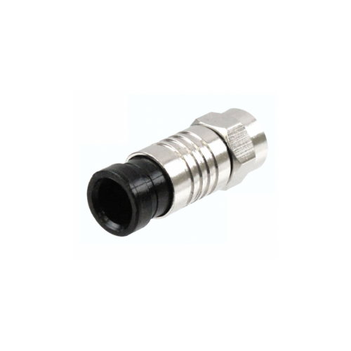 COAXIAL CONNECTORS RG-59 COMPRESSION F-TYPE [SINGLE PACKS]