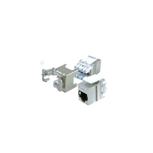 HDJ-SERIES CAT6A FTP (SHIELDED) KEYSTONE JACK (SINGLE PACK)