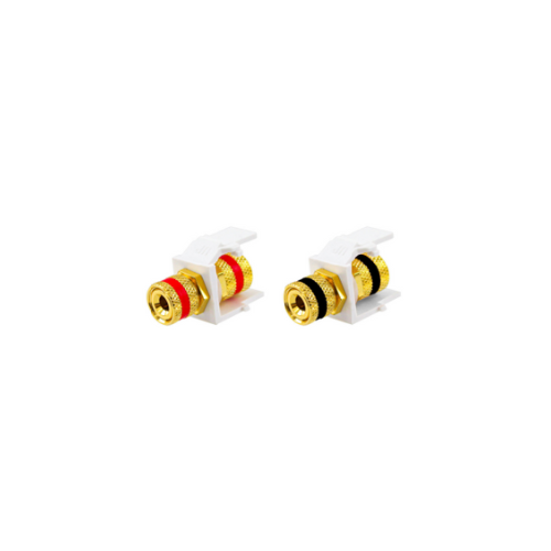 GOLD PLATED AND NICKEL PLATED SPEAKERS BINDING POST MODULES [SOLD IN 1 PAIR RED AND BLACK]