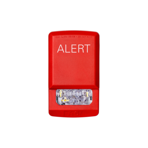 ELUXA STROBE LED WALL RED ALERT CLEAR LENS, 15/30/75/110/135/185 cd 24V INDOOR